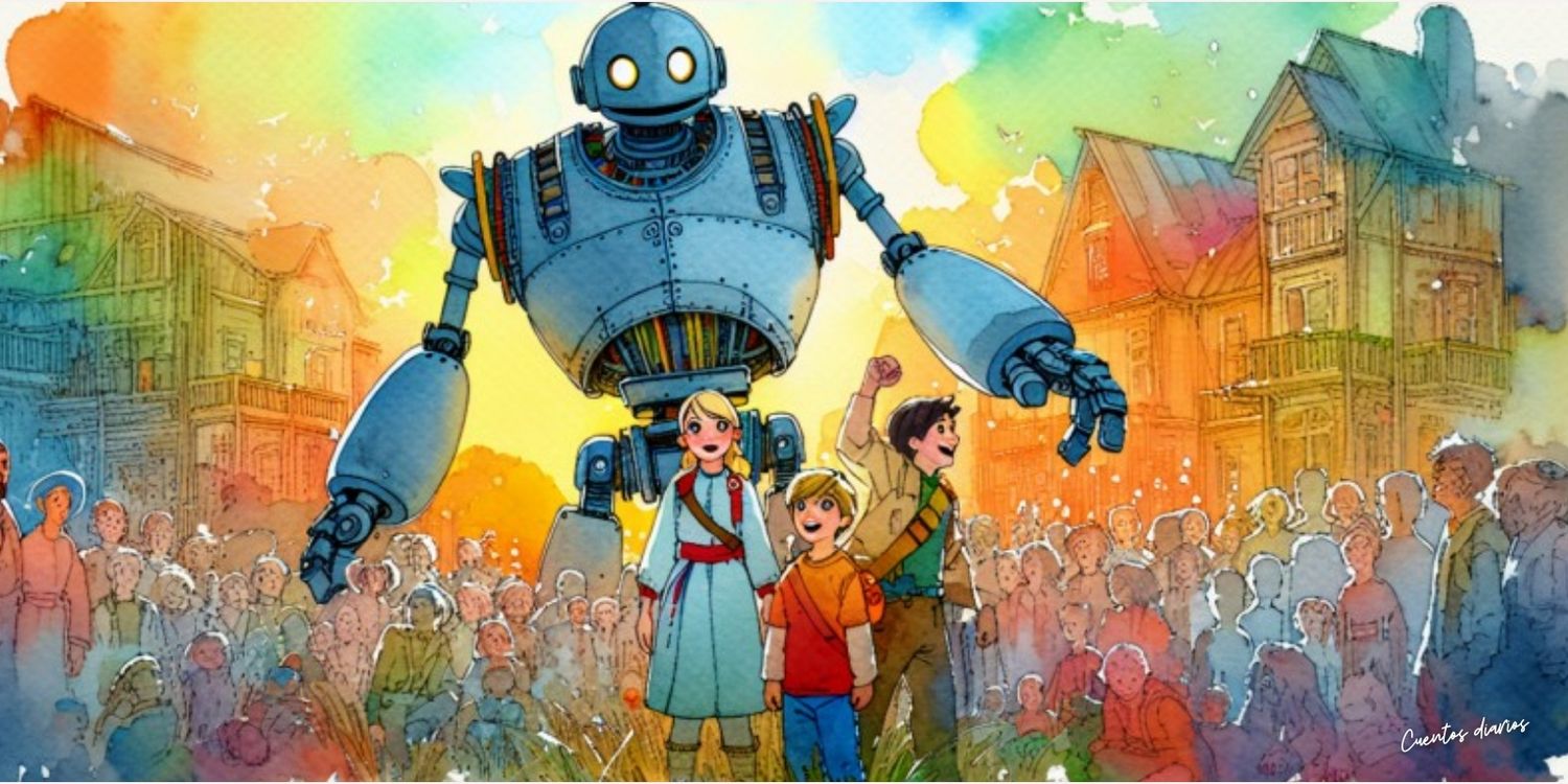 Cuento: Lucía y Robotín: Los Héroes de Balibó