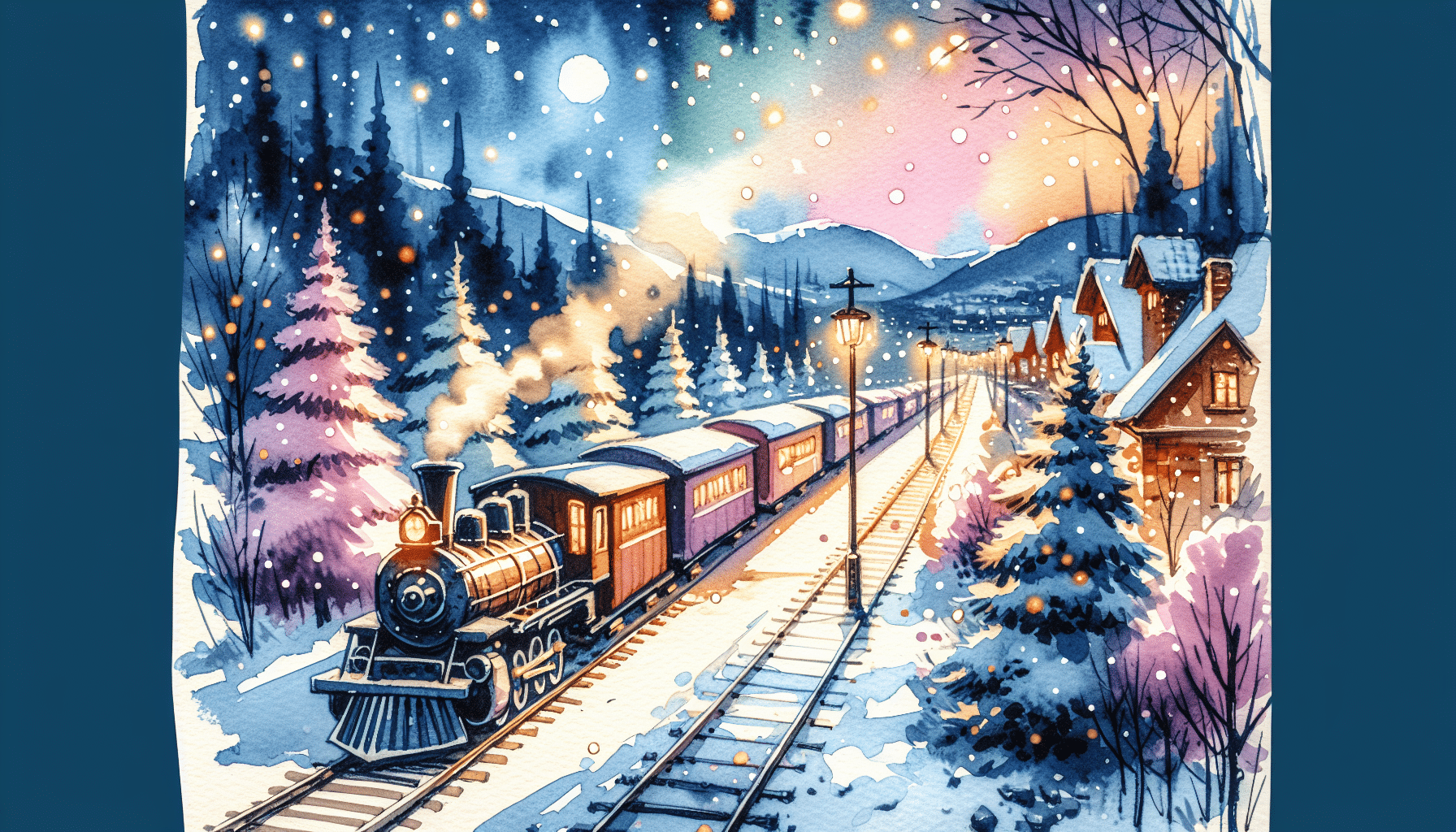 Cuento de Navidad: El Tren de la Medianoche hacia la Magia Navideña