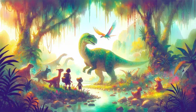 Cuento: «El amanecer de los herbívoros y la historia de Bronti»