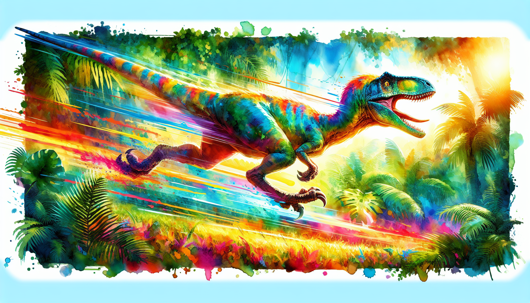 Cuento: La carrera contra el tiempo del velociraptor Veloci