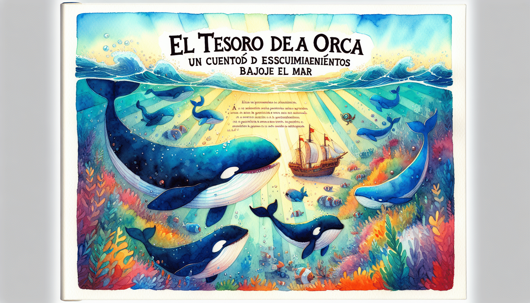 El tesoro de la orca: Un cuento de amistad y descubrimientos bajo el mar