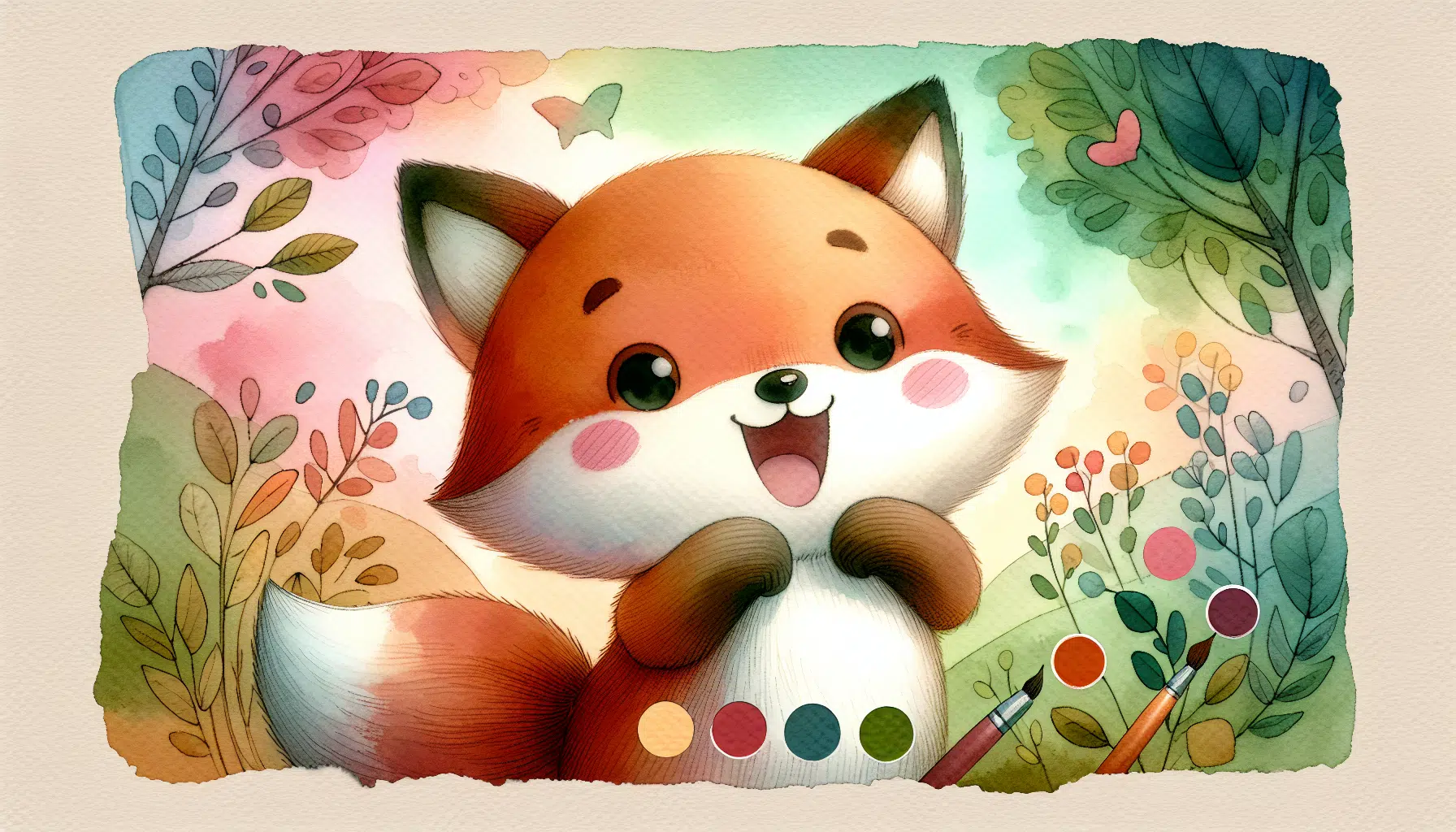 El zorro que descubrió un bosque encantado y sus secretos mágicos