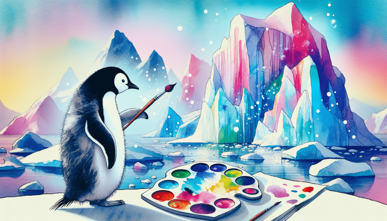 Discover the ART of THE PENGUIN - Journey Through ANTARCTICA!