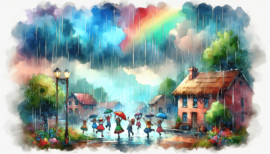 The rainstorm and the village that learned to dance with the drops