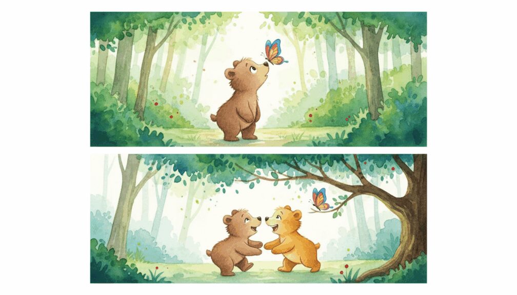 El pequeño oso y la mariposa que enseñaba a amar 10