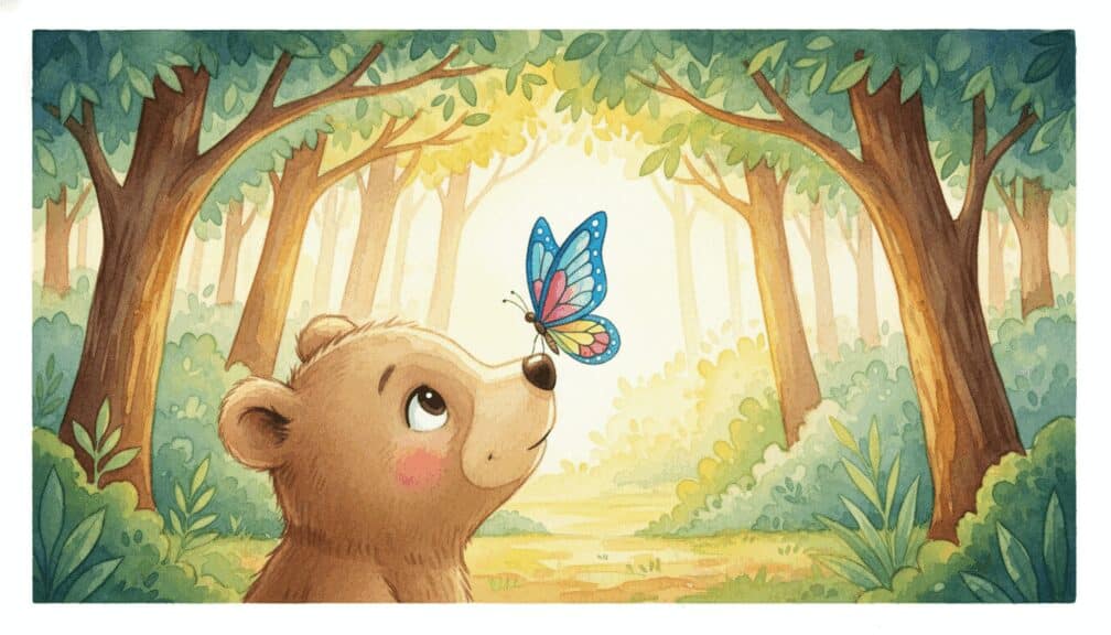 El pequeño oso y la mariposa que enseñaba a amar 12