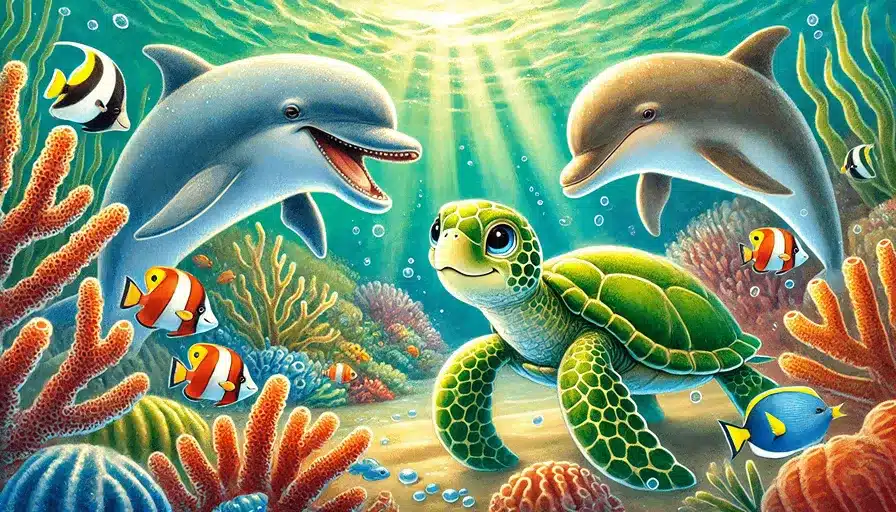 Cuento: Las estrellas del mar guían a casa y el regreso de una tortuga marina 7