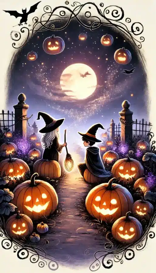 Cuento: La noche de las calabazas encantadas en Halloween 3