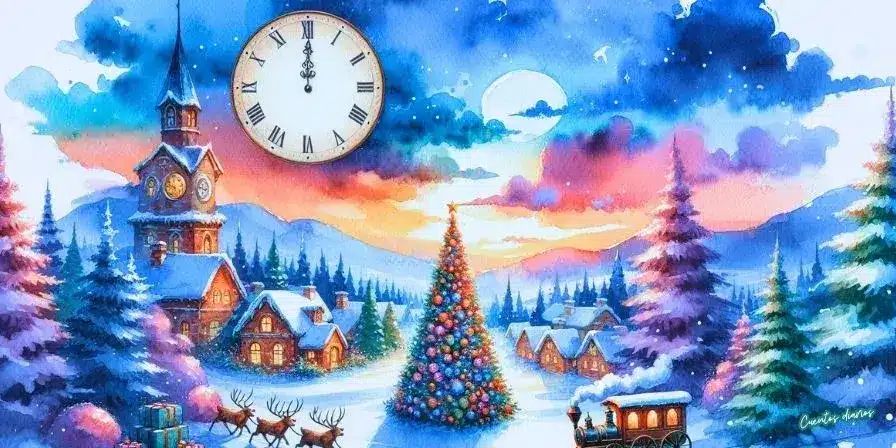 Cuento de Navidad: El reloj que contaba atrás