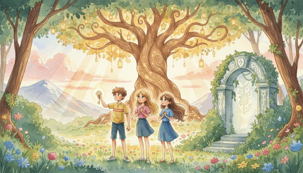 Cuento: El Árbol de los Deseos en una aventura de amistad y valores en Bellavista 5 Cuento: El Árbol de los Deseos en una aventura de amistad y valores en Bellavista 4