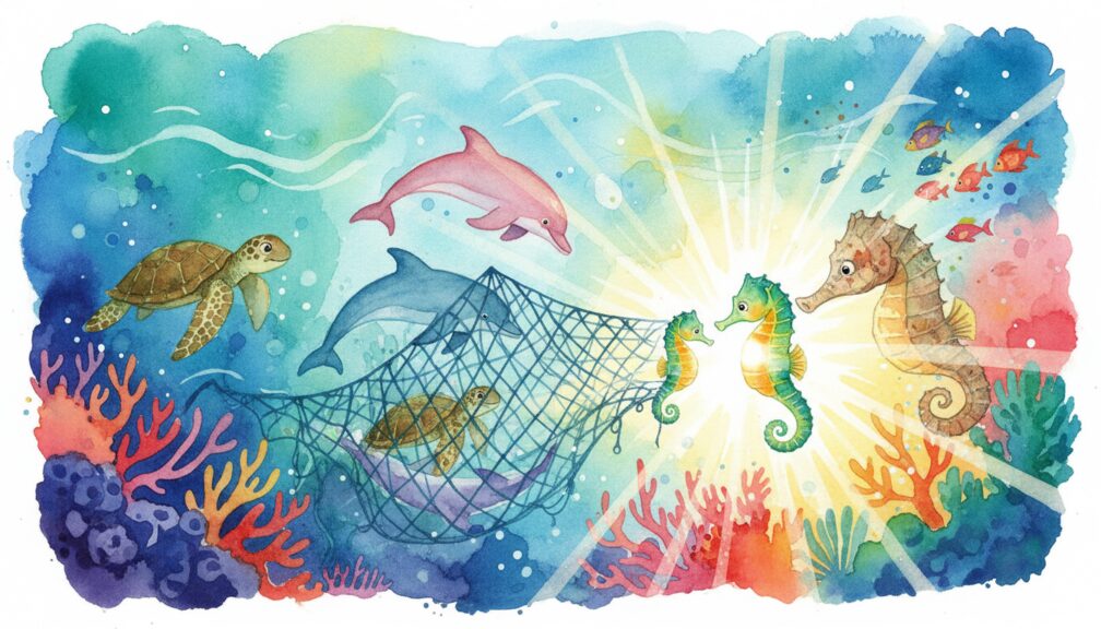 El Caballito de Mar que Aprendió a Brillar 9