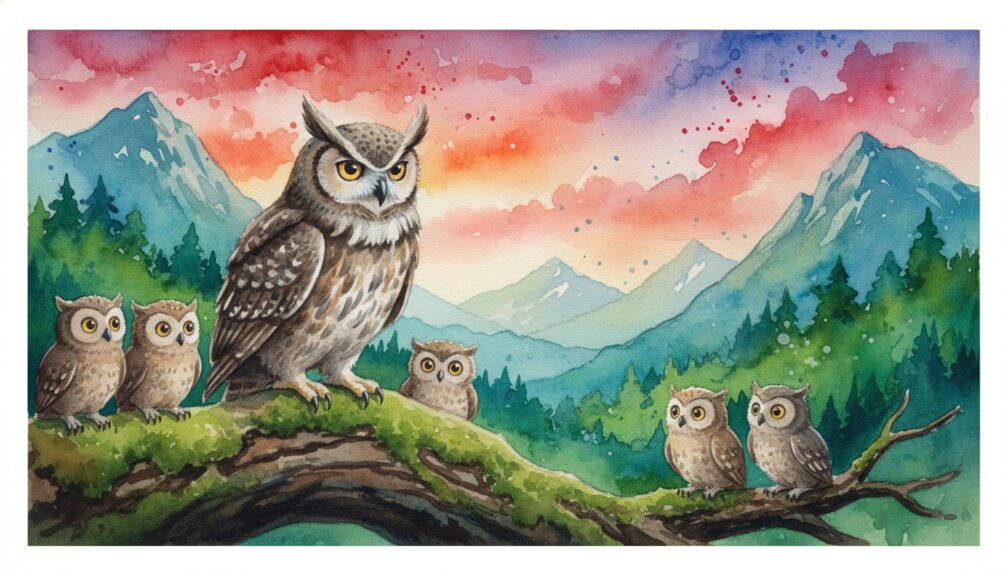 Cuento: "Guardianes del crepúsculo: Los búhos protectores del Valle Escondido" 7