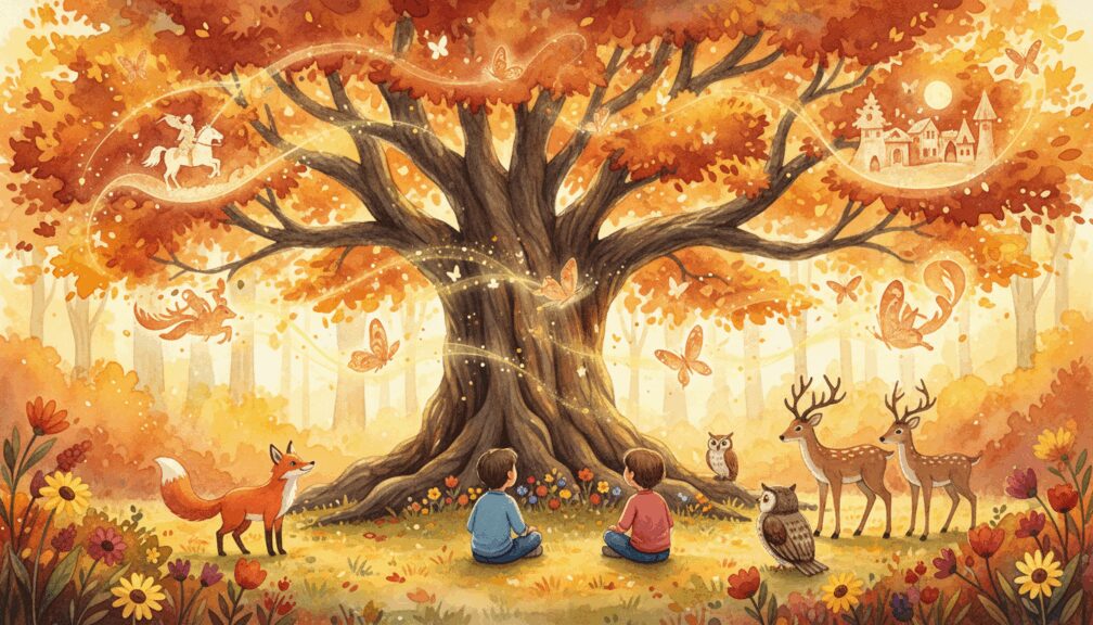 El cuento del árbol sabio que contaba historias cuando llegaba el otoño 2