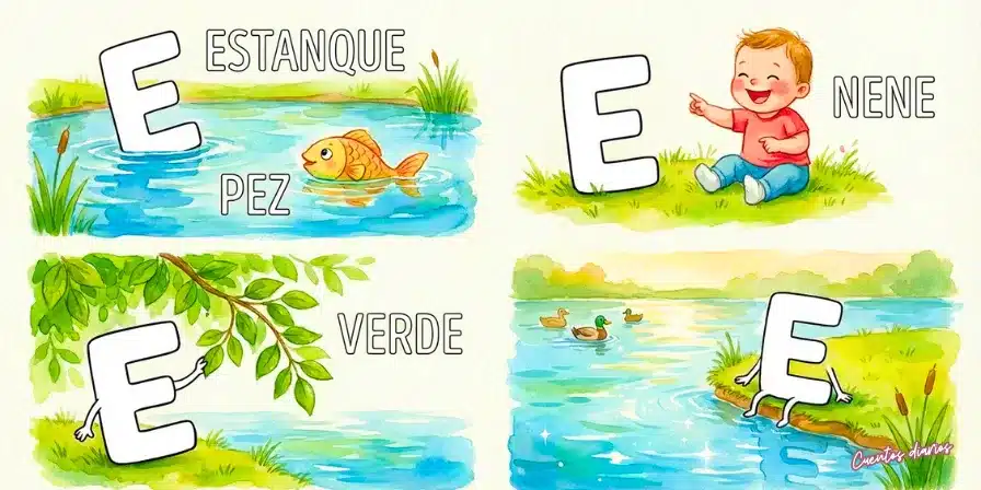 Cuento: “El día de la E en el estanque” 7