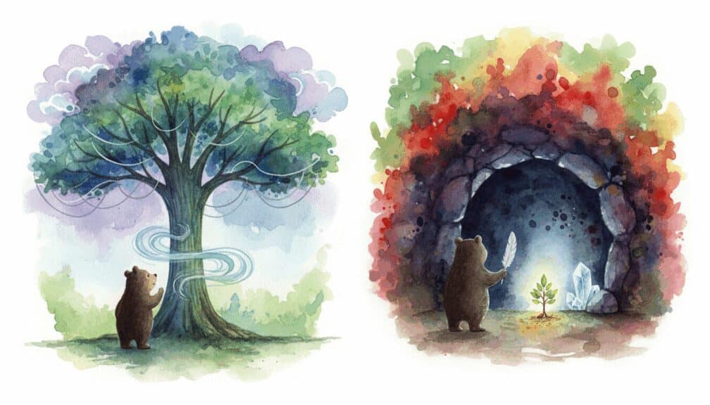 El Pequeño Oso y el Gran Árbol Parlante: Misterios y Magia en el Bosque 7 El Pequeño Oso y el Gran Árbol Parlante: Misterios y Magia en el Bosque 6