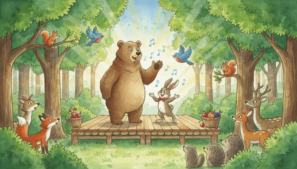 La Fiesta de Primavera: El Oso que Organizó el Reencuentro del Bosque 5 La Fiesta de Primavera: El Oso que Organizó el Reencuentro del Bosque 4