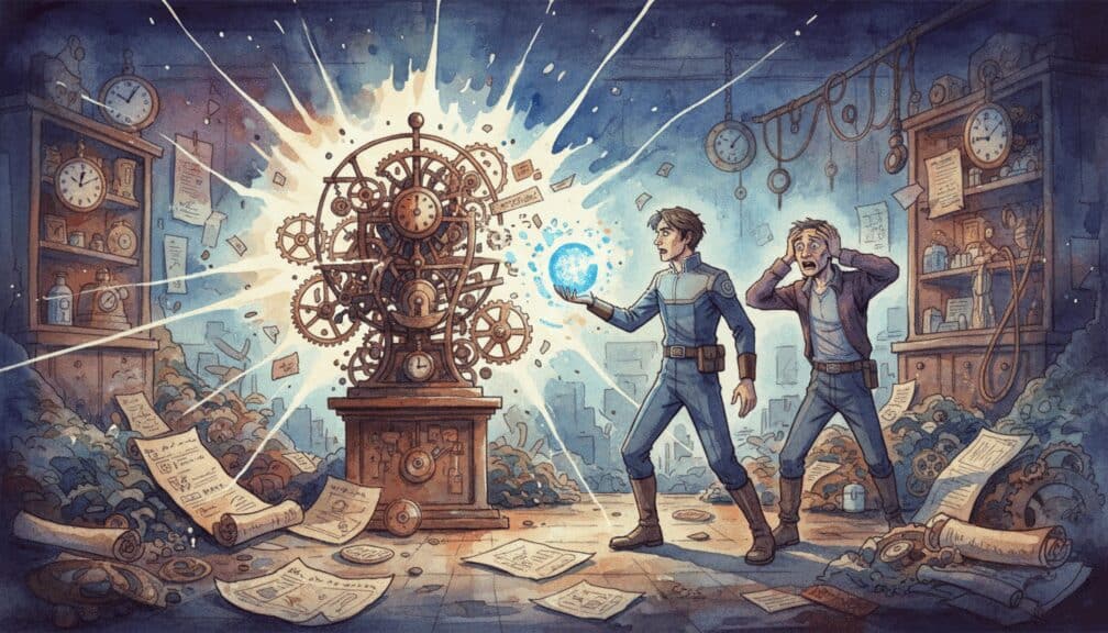 Cuento: "El explorador del tiempo y el enigma de la anomalía que cambiaba la historia" 5