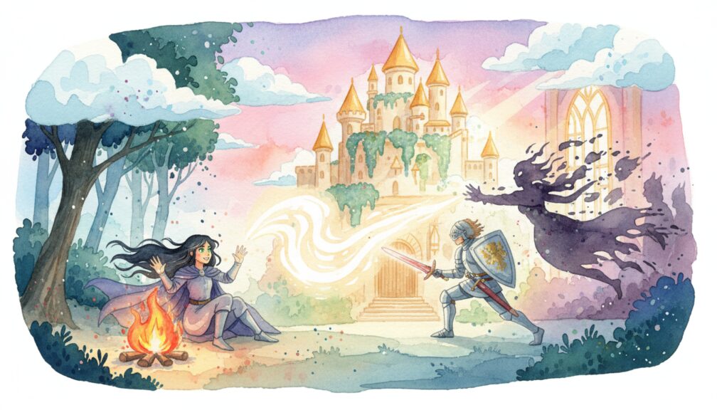 El caballero y la hechicera del castillo flotante que rompieron la maldición del tiempo 7 El caballero y la hechicera del castillo flotante que rompieron la maldición del tiempo 6