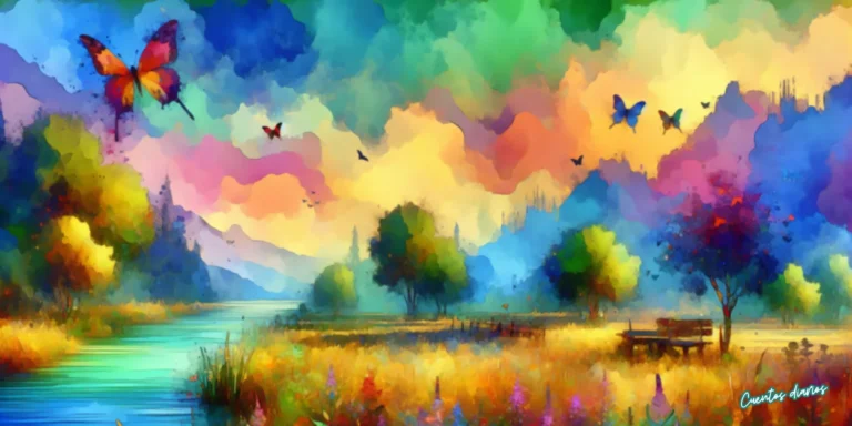 Cuento: «La última mariposa azul en una historia de pérdida y de esperanza y de magia»