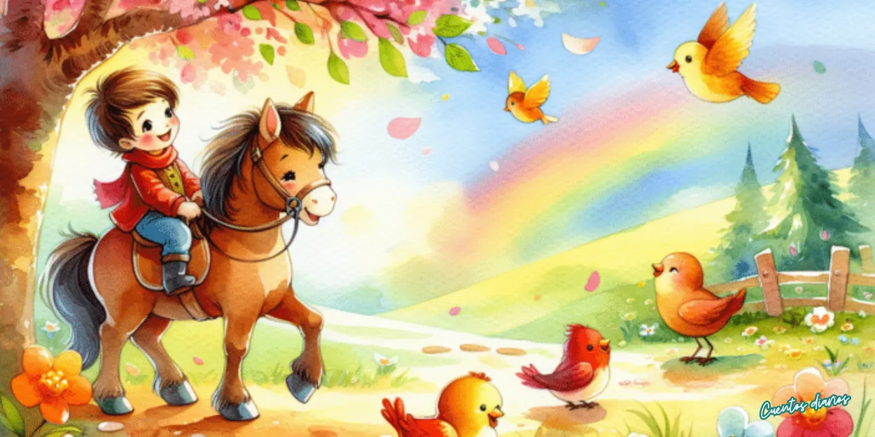 Cuento: «La fiesta de la primavera y la leyenda de los árboles que concedían deseos»