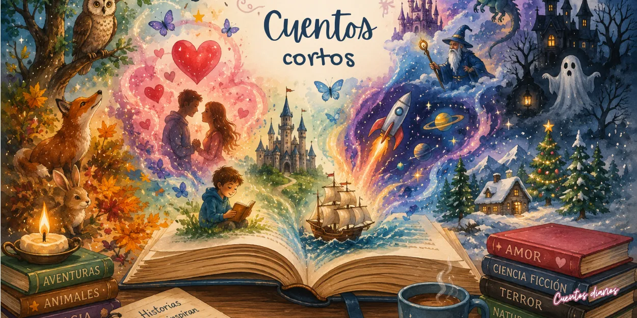 Cuentos cortos para leer, copiar y disfrutar una buena lectura  en poco tiempo