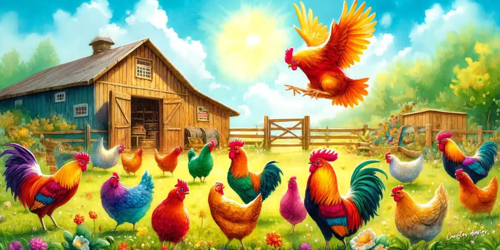Cuentos de gallinas: Relatos encantadores y aventuras de estos animales de granja